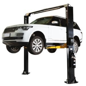 APlusLift 10,000LB 2-Post Overhead Symmetrical and Truly Asymmetrical Single Release Car Lift with 5 Year Warranty - HW-10ASY